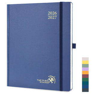 8.5“x10.5” Weekly Academic Planner 2026-2027 12-Month Hardcover