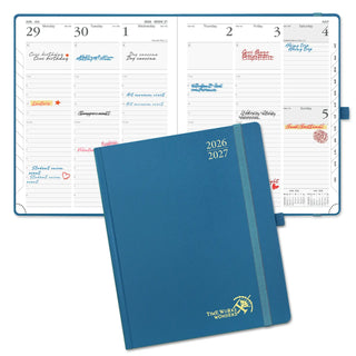 8.5“x10.5” Weekly Academic Planner 2026-2027 12-Month Hardcover