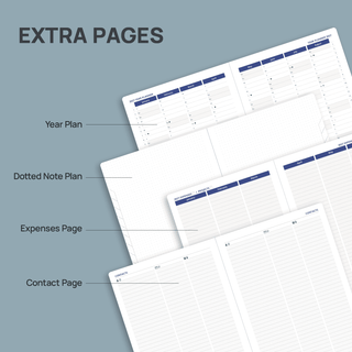 8.25"x11.75" Weekly 2027 Planner Softcover|15-Minute Intervals