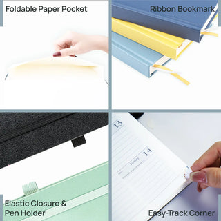 8.5“x10.5” Weekly Academic Planner 2026-2027 12-Month Hardcover