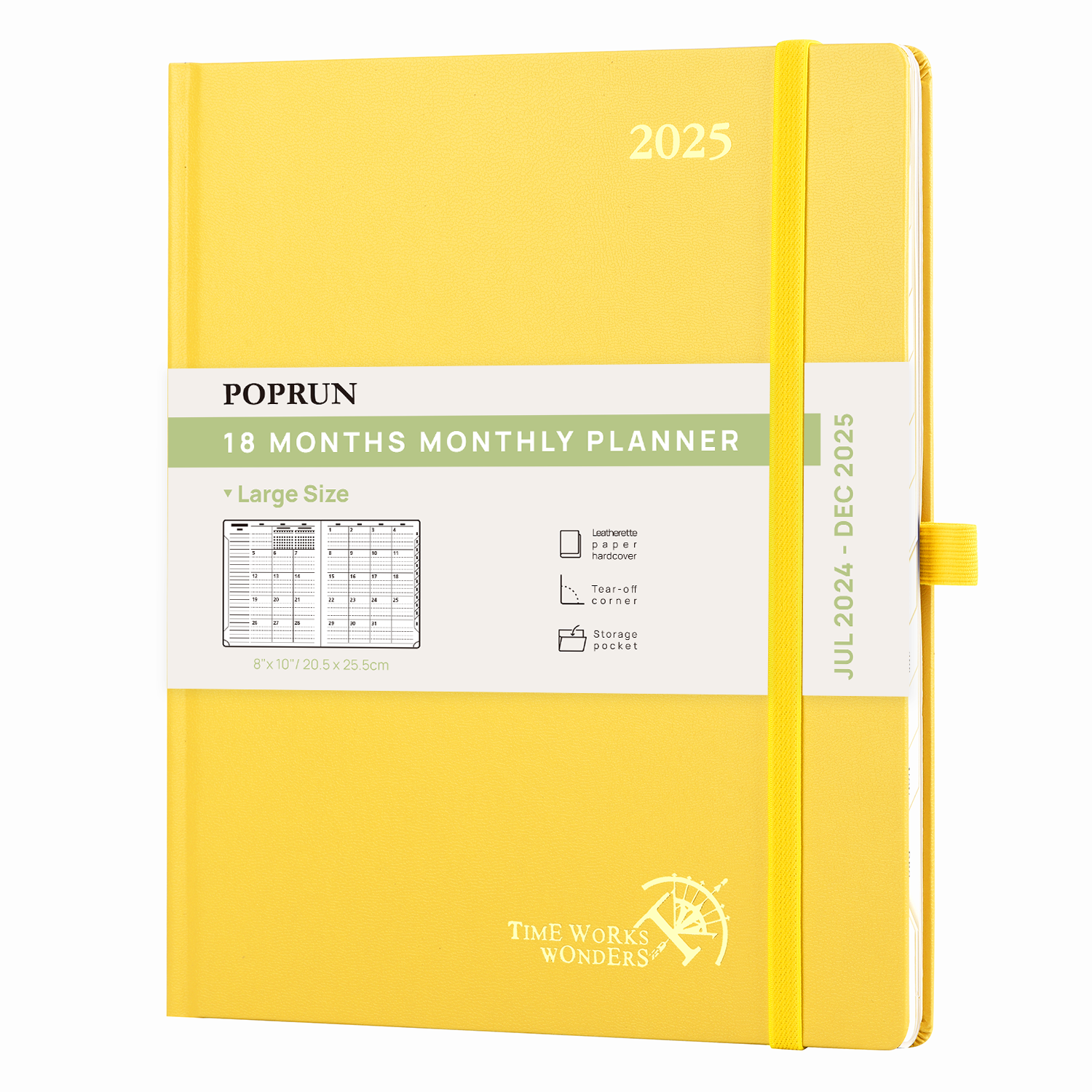 20242025 Academic Planner A4 Size Weekly Planner POPRUN