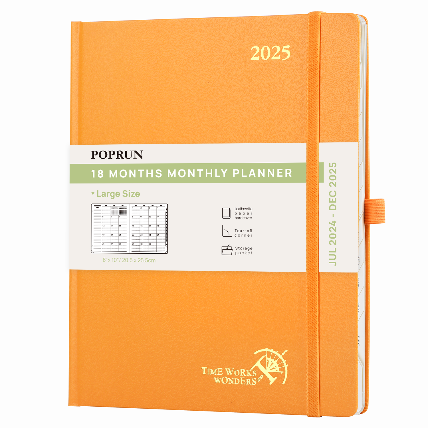 20242025 Academic Planner A4 Size Weekly Planner POPRUN