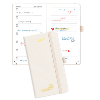 POPRUN Weekly Planner Beige