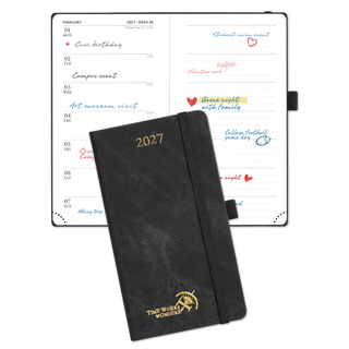 POPRUN Weekly Planner Black