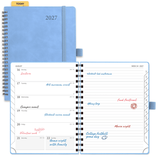 POPRUN Weekly Planner Ceiling Blue