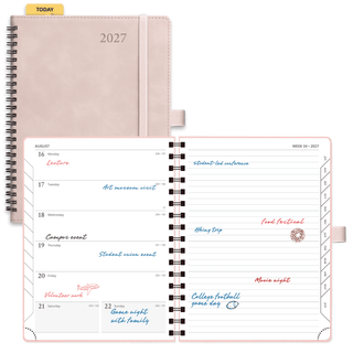 POPRUN Weekly Planner Pink