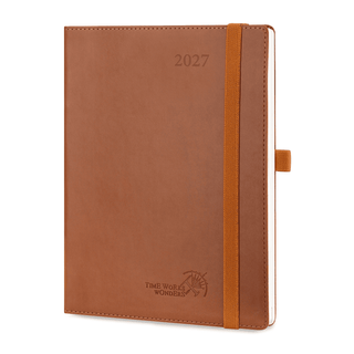 POPRUN 2027 Week Planner Brown