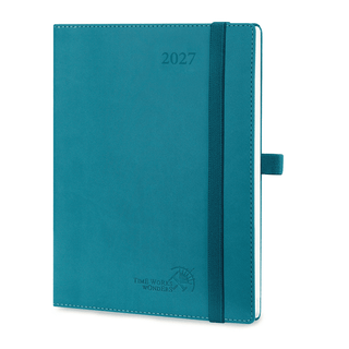 POPRUN 2027 Week Planner Pacific Green