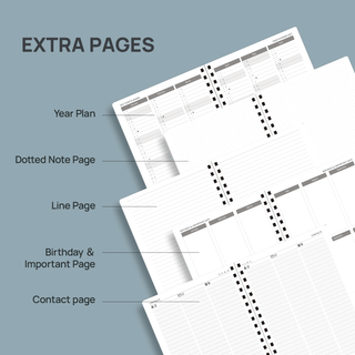 POPRUN 2026 Monthly Planner