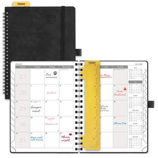 POPRUN 2026-2027 Academic Planner Black