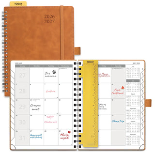POPRUN 2026-2027 Academic Planner Brown