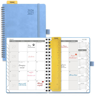 POPRUN 2026-2027 Academic Planner Cerulean Blue