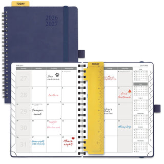 POPRUN 2026-2027 Academic Planner Navy Blue