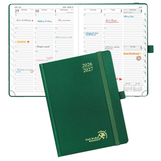POPRUN 2026-2027 Academic Planner Dark Green