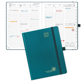 POPRUN 2026-2027 Academic Planner Pacific Green