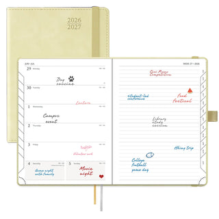 POPRUN 2026-2027 Academic Planner Beige
