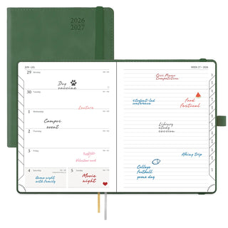 POPRUN 2026-2027 Academic Planner Green