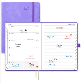 POPRUN 2026-2027 Academic Planner Lilac