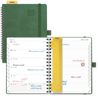 POPRUN 2026-2027 Academic Planner Green