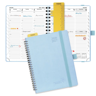 POPRUN 2026-2027 Academic Planner Blue