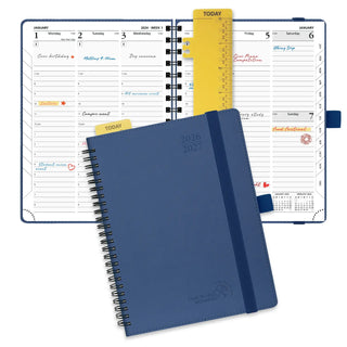 POPRUN 2026-2027 Academic Planner Navy Blue