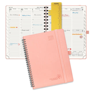 POPRUN 2026-2027 Academic Planner Pink