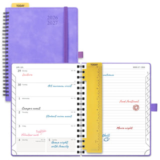 POPRUN 2026-2027 Academic Planner Lilac