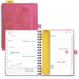 POPRUN 2026-2027 Academic Planner Magenta