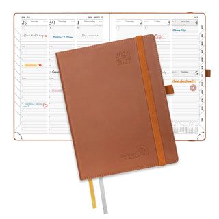 POPRUN 2026-2027 Academic Planner Brown
