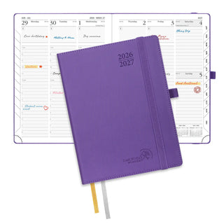 POPRUN 2026-2027 Academic Planner Purple