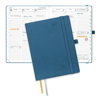 POPRUN 2027 Week Planner Night Sky Blue