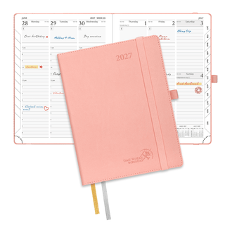 POPRUN 2027 Week Planner Pink