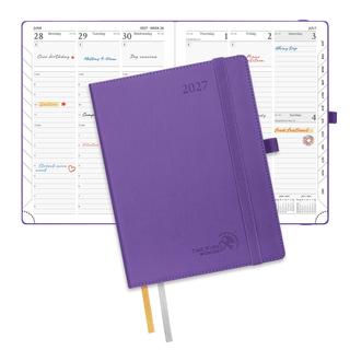 POPRUN 2027 Week Planner Purple