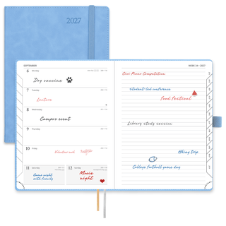 POPRUN Weekly Planner Ceiling Blue
