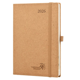 POPRUN 2025 Weekly Planner Desert Brown