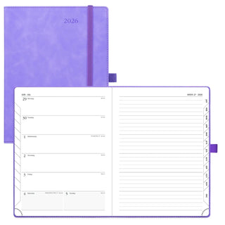 POPRUN 2026 Weekly Planner Lillac