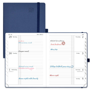 POPRUN 2026-2027 Academic Planner Navy Blue