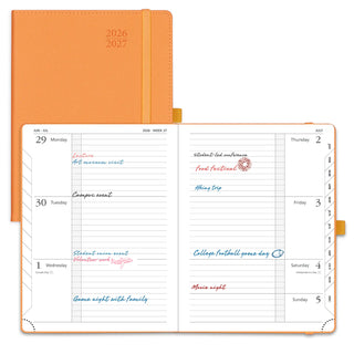 POPRUN 2026-2027 Academic Planner Orange