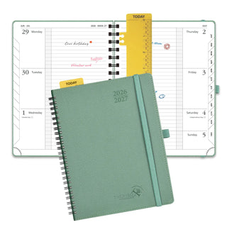 POPRUN 2026-2027 Academic Planner Army Green