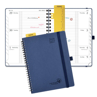 POPRUN 2026-2027 Academic Planner Navy Blue
