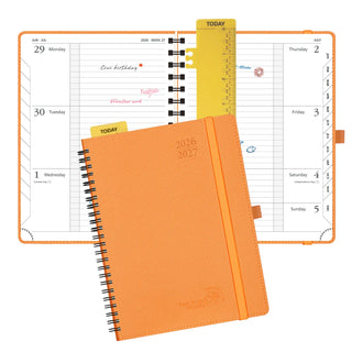 POPRUN 2026-2027 Academic Planner Orange