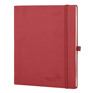 POPRUN 2027 Week Planner Burgundy