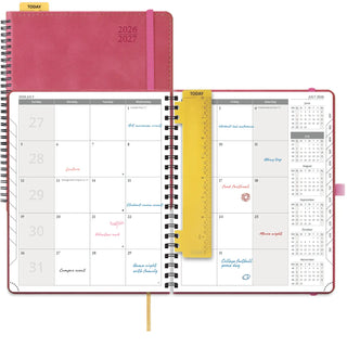 POPRUN 2026-2027 Academic Planner Magenta