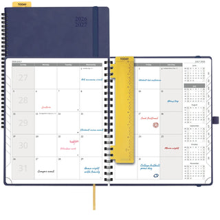 POPRUN 2026-2027 Academic Planner Navy Blue