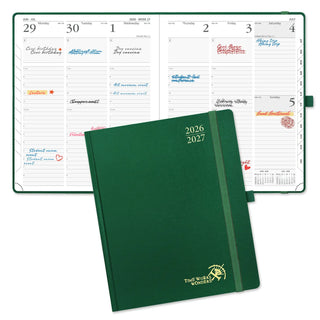 POPRUN 2026-2027 Academic Planner Dark Green
