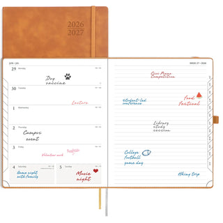 POPRUN 2026-2027 Academic Planner Brown