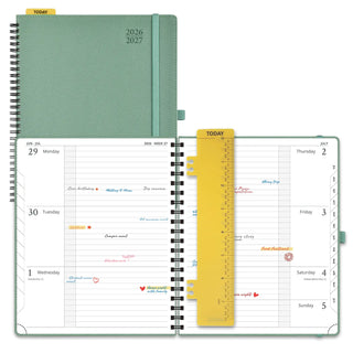 POPRUN 2026-2027 Academic Planner Army Green