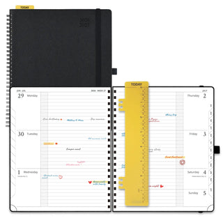 POPRUN 2026-2027 Academic Planner Black