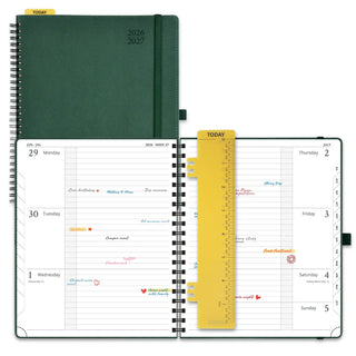 POPRUN 2026-2027 Academic Planner Forest Green