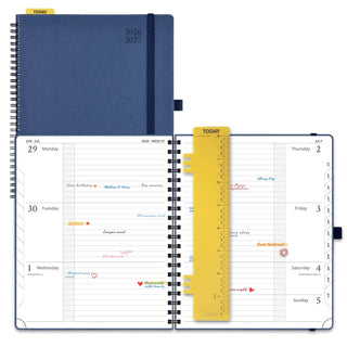 POPRUN 2026-2027 Academic Planner Navy Blue